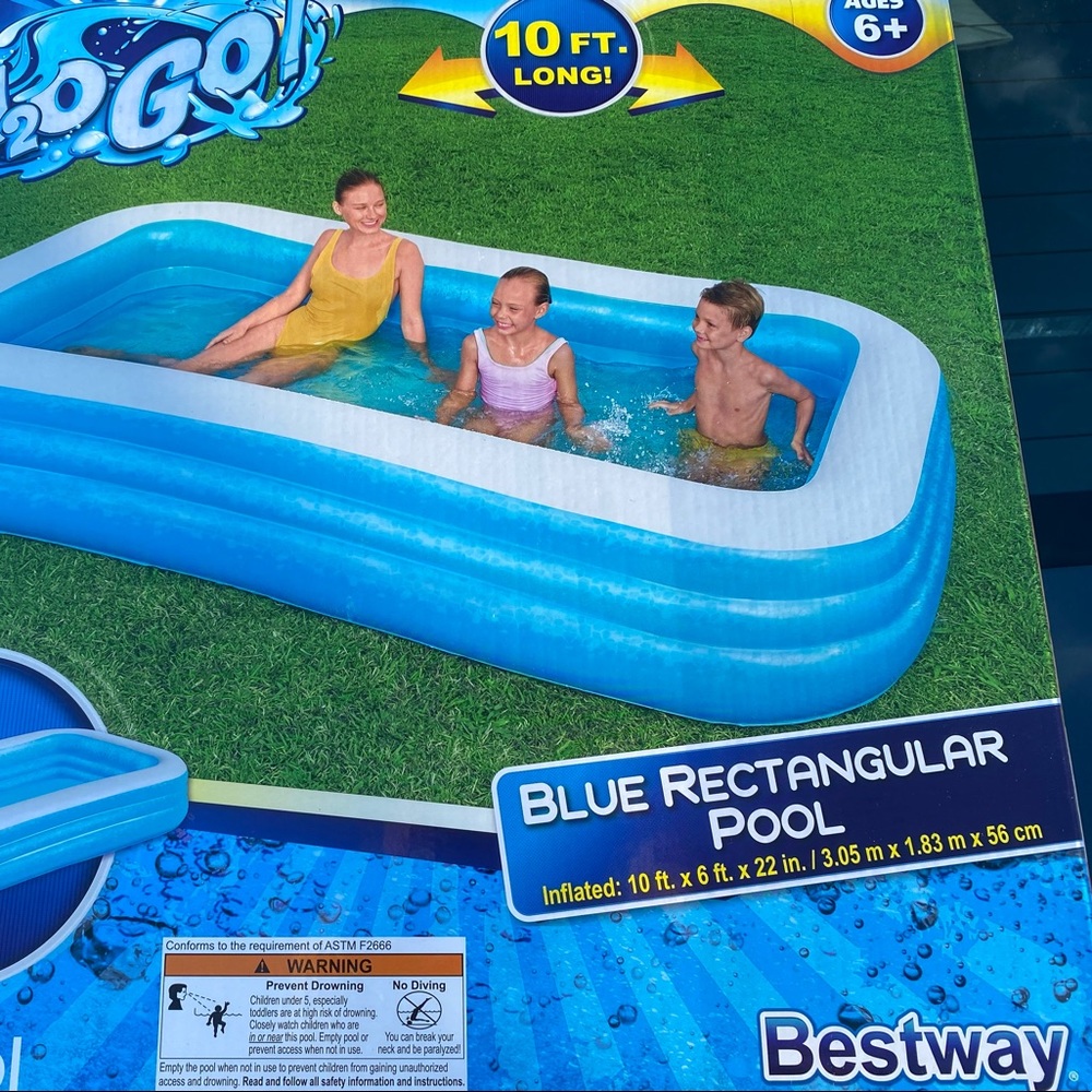 10ft. Rectangle Pool New in Box